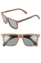 Men's Shwood Govy 2 52mm Polarized Wood Sunglasses - Walnut/ Grey