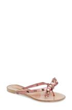 Women's Valentino Garavani 'rockstud' Flip Flop Us / 35eu - Red