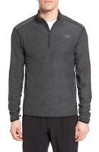 Men's New Balance 'transit' Quarter Zip Training Jacket - Grey