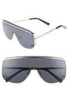 Women's Le Specs Elysium 140mm Shield Sunglasses - Gold
