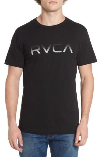 Men's Rvca Big Rvca Gradient Logo T-shirt - Black