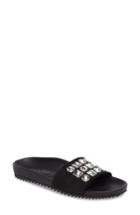 Women's Pedro Garcia Amery Crystal Slide Sandal Us / 35eu - Black