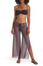 Women's Becca Pierside Cover-up Flyaway Pants - Purple