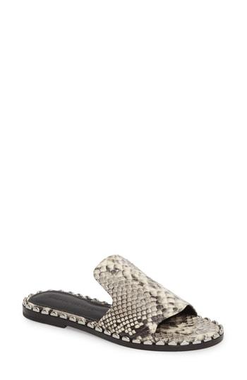 Women's Sigerson Morrison Estee Slide Sandal .5 Eu - Black