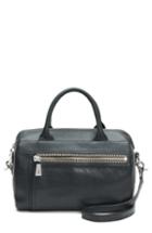 Frye Lena Lambskin Leather Satchel - Black