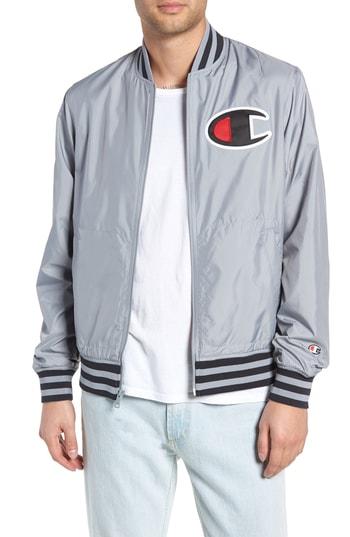 Men's Champion Satin Baseball Jacket