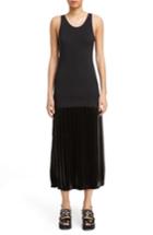 Women's Toga Velvet Skirt Tank Dress Us / 38 Fr - Black