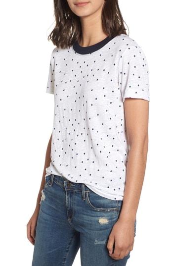 Women's Stateside Dot Linen Tee - Blue