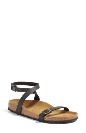 Women's Birkenstock Daloa Ankle Strap Sandal -11.5us / 42eu B - Black