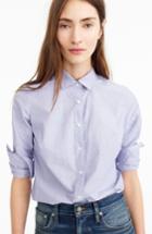 Women's J.crew New Perfect Shirt - Purple