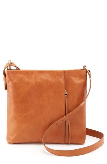 Hobo Leather Crossbody Bag - Brown
