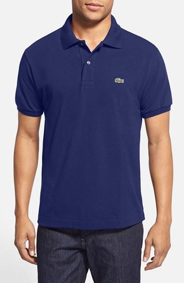 Men's Lacoste 'l1212' Pique Polo (4xl) - Blue