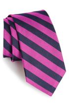 Men's Gitman Stripe Silk Tie, Size X-long - Purple