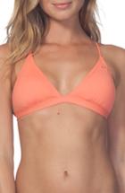 Women's Rip Curl Classic Surf Crossback Bikini Top - Coral