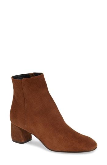 Women's Agl Block Heel Bootie Us / 35eu - Brown