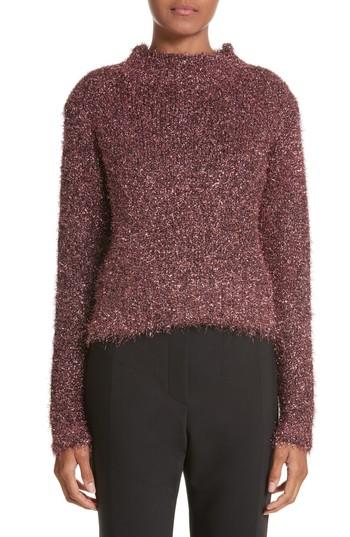 Women's Ellery Vaporize Textured Metallic Sweater