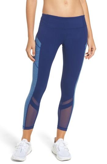 Women's Zella Block Midi Leggings - Blue