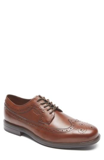 Men's Rockport 'essential Details Ii' Wingtip .5 M - Brown