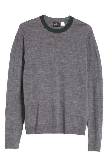 Men's Ps Paul Smith Crewneck Merino Wool Blend Sweater