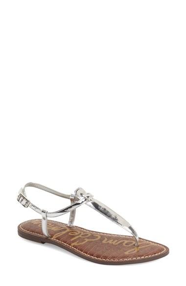 Women's Sam Edelman Gigi Sandal M - Metallic