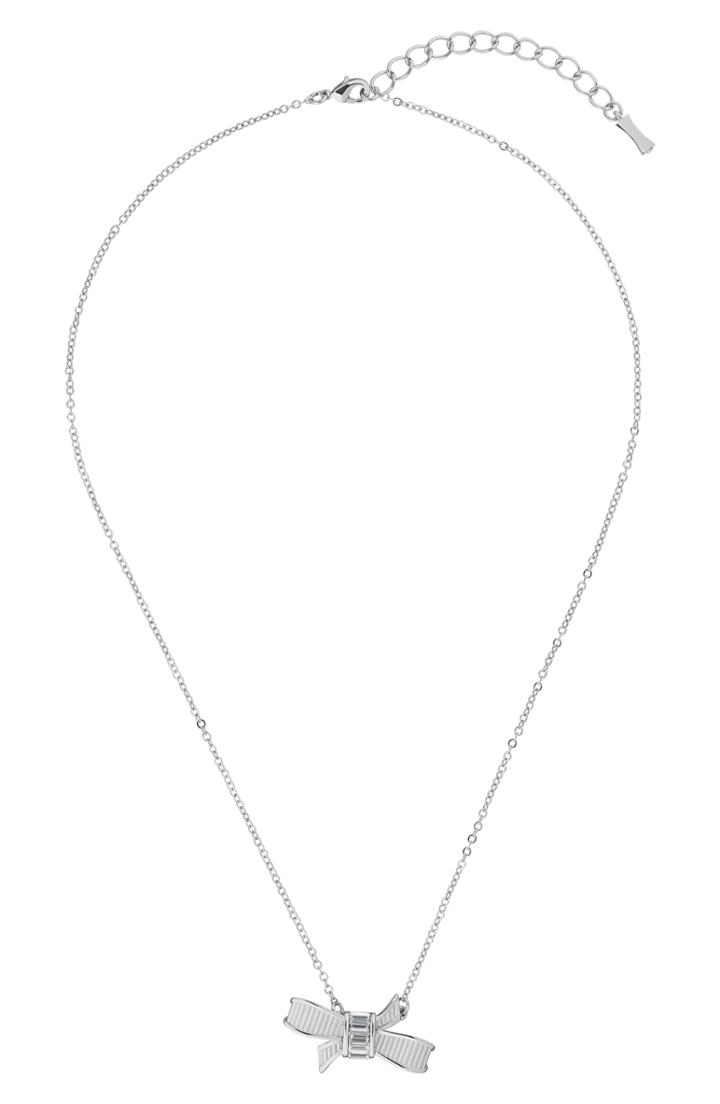 Women's Ted Baker London Dameka Ribbon Bow Pendant Necklace