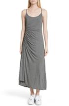 Women's A.l.c. Delia Ruched Midi Dress - Grey