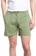 Men's Vintage 1946 Snappers Elastic Waist 5.5 Inch Stretch Shorts - Green