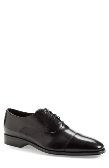 Men's Monte Rosso Lazio Cap-toe Oxford W - Black