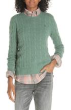 Women's Polo Ralph Lauren Cable Knit Wool & Cashmere Sweater