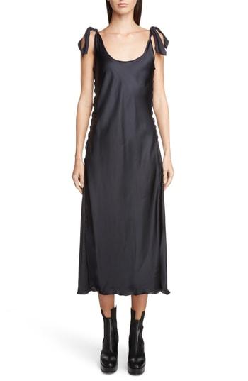 Women's Acne Studios Shiny Slip Dress Us / 32 Eu - Blue