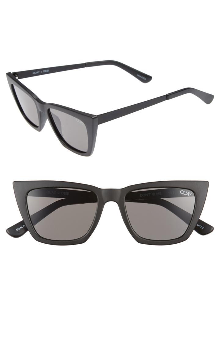 Women's Quay Australia X Desi Perkins Don't @ Me 48mm Cat Eye Sunglasses -