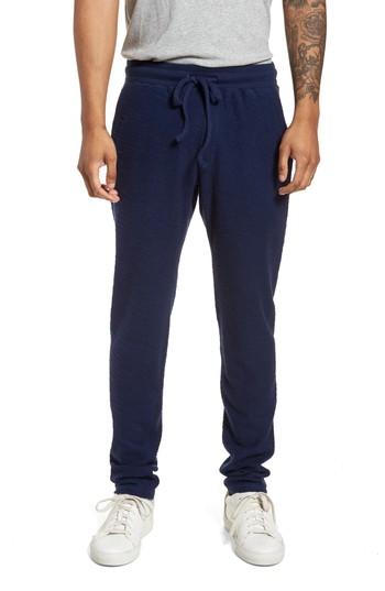 Men's Goodlife Terry Cloth Cotton Blend Pants - Blue