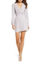 Women's Wayf Rozy Glen Plaid Minidress - Purple