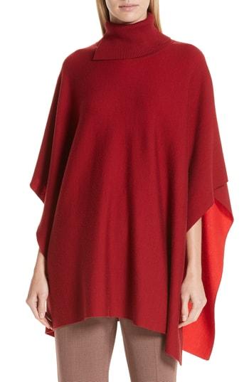 Women's Boss Leandra Poncho, Size - Red