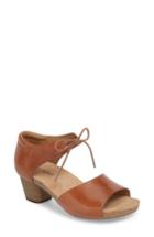 Women's Josef Seibel Rose 23 Tie Front Sandal -5.5us / 36eu - Brown