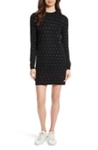 Women's Milly Geometric Gem Sweater Dress, Size - Black