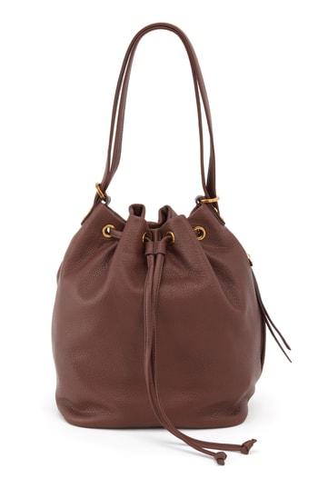 Hobo Brandish Convertible Bucket Bag - Brown