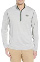 Men's Cutter & Buck Meridia - Green Bay Packers Half Zip Pullover - Green