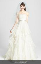 Women's Watters 'brooke' Washed Silk Organza Ballgown