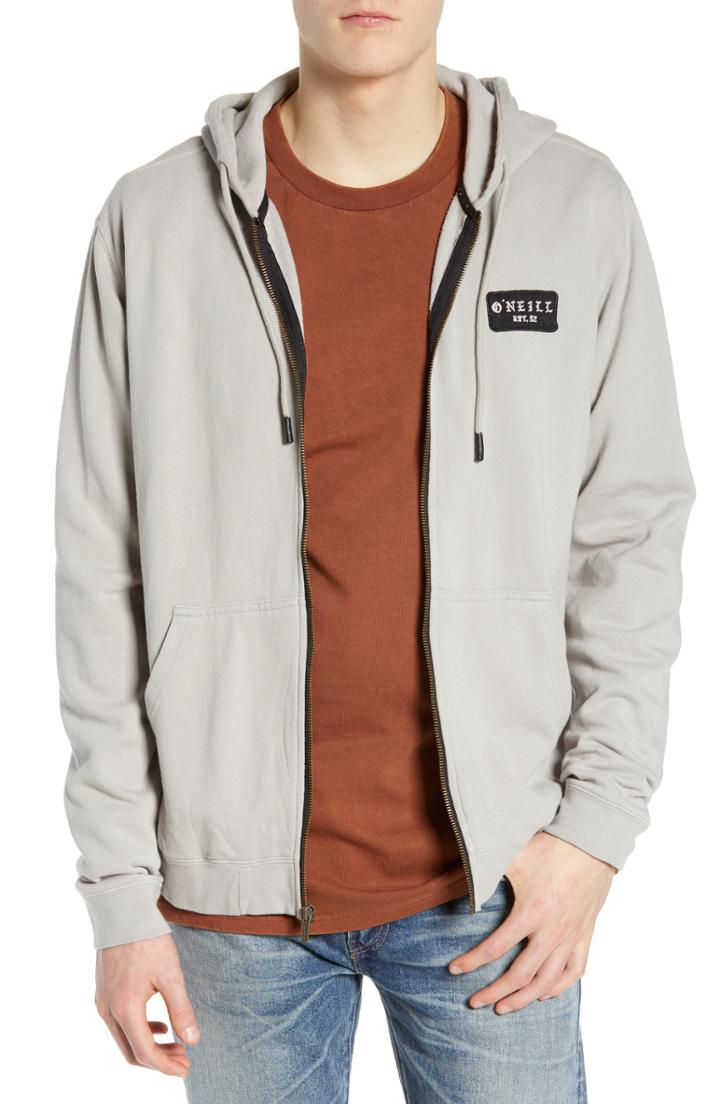 Men's O'neill Watts Zip Hoodie - Grey