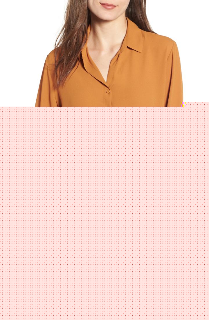 Women's All In Favor Button Up Shirt, Size - Black