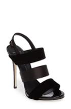 Women's Giuseppe Zanotti Strappy Slingback Sandal .5 M - Black