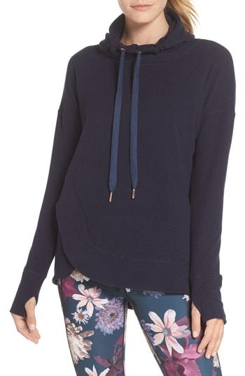Women's Sweaty Betty Invigorate Luxe Hoodie - Blue