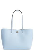 Fendi Small Carla Leather Shopper - Blue