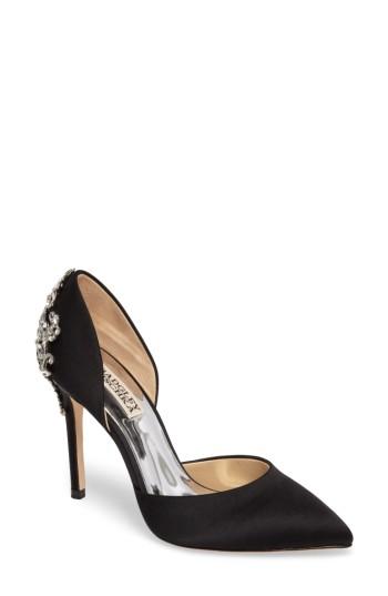 Women's Badgley Mischka Karma Embellished Pump M - Black