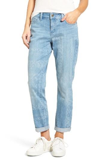 Women's Nydj Jessica Print Relaxed Boyfriend Jeans