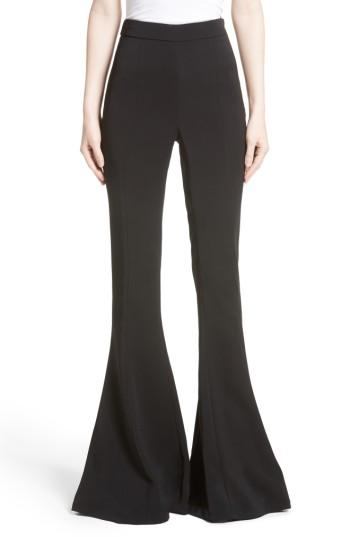 Women's Cushnie Et Ochs Naomi High Waist Flare Pants - Black