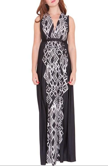 Women's Olian 'amanda' Maternity Maxi Dress