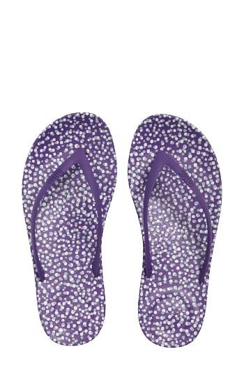 Women's Fitflop Iqushion(tm) Ergonomic Flip Flop M - Purple