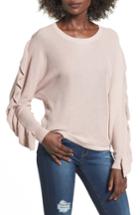 Women's Leith Ruffle Sleeve Sweater, Size - Pink
